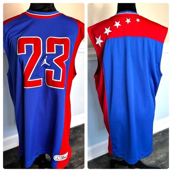 Jordan Other - Men’s Vintage 90's Y2K Air Jordan Basketball Jersey Stitched 23 Mens Large